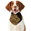 Bohemian Sun And Moon Print Dog Bandana