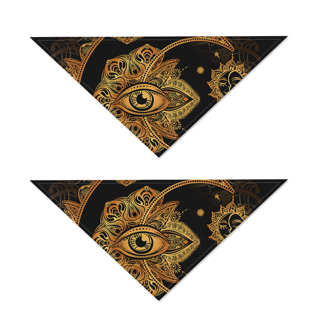 Bohemian Sun And Moon Print Dog Bandana