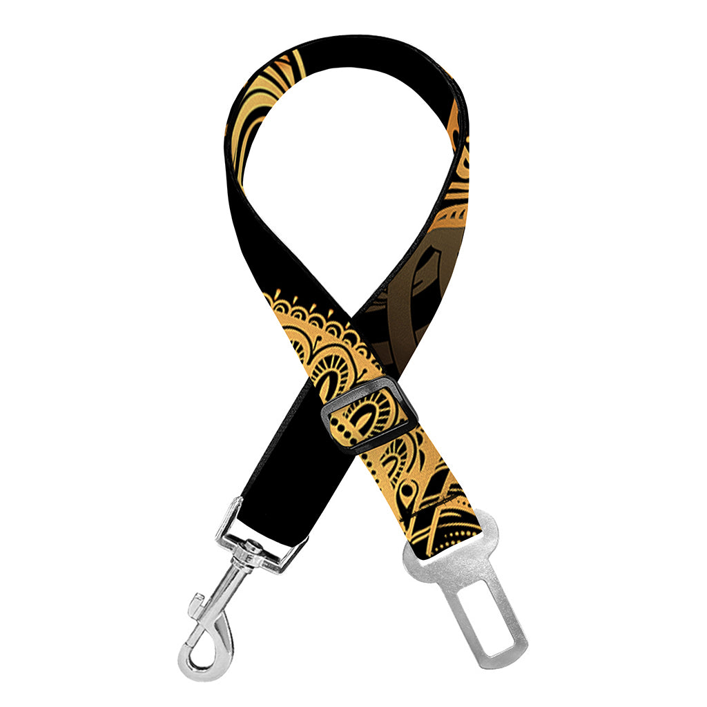Bohemian Sun And Moon Print Dog Seat Belt
