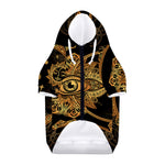 Bohemian Sun And Moon Print Dog Zip Up Hoodie