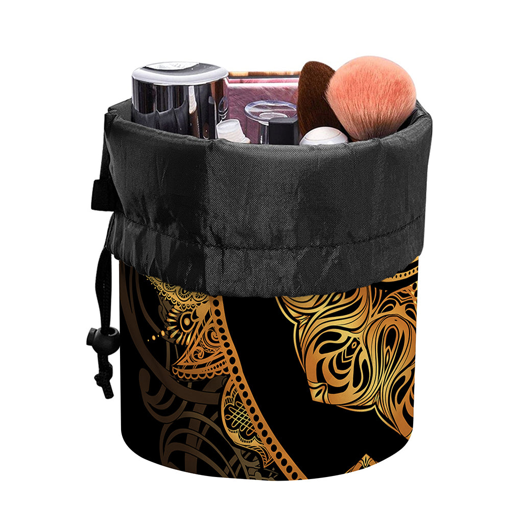 Bohemian Sun And Moon Print Drawstring Makeup Bag