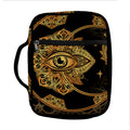 Bohemian Sun And Moon Print Front Pocket Bible Bag