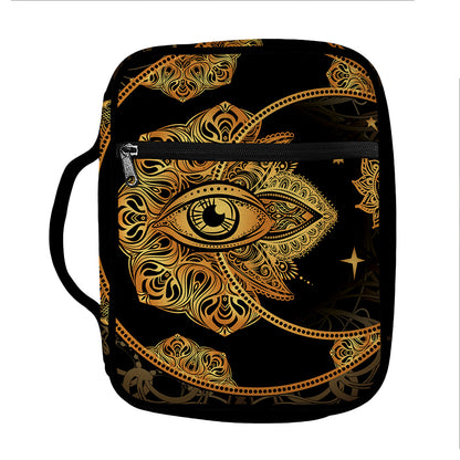 Bohemian Sun And Moon Print Front Pocket Bible Bag