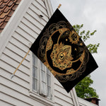Bohemian Sun And Moon Print House Flag