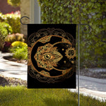 Bohemian Sun And Moon Print House Flag