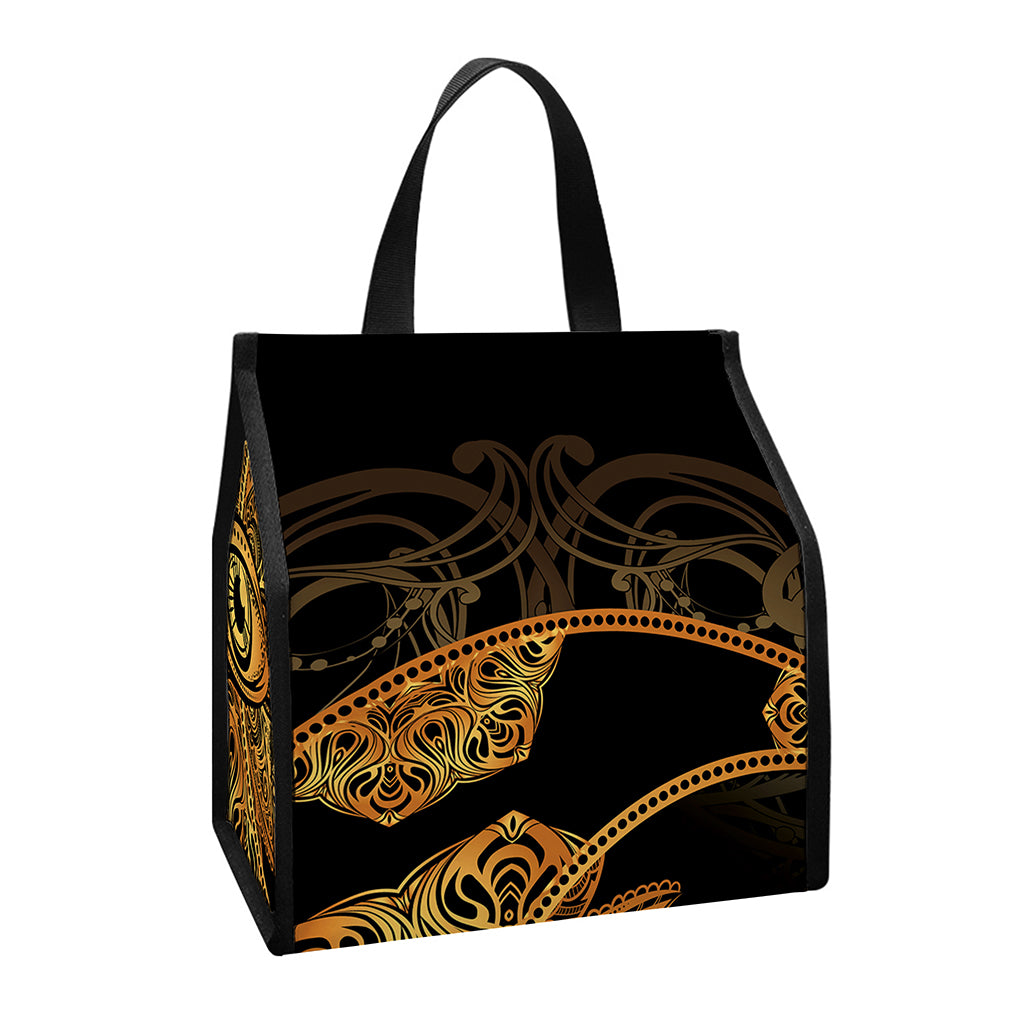 Bohemian Sun And Moon Print Insulated Lunch Tote