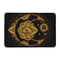 Bohemian Sun And Moon Print Kitchen Mat