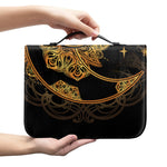 Bohemian Sun And Moon Print Leather Bible Cover