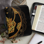 Bohemian Sun And Moon Print Leather Bible Cover