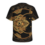 Bohemian Sun And Moon Print Men's Sports T-Shirt
