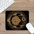 Bohemian Sun And Moon Print Mouse Pad