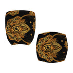 Bohemian Sun And Moon Print Office Chair Cover