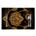 Bohemian Sun And Moon Print Placemat