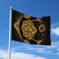 Bohemian Sun And Moon Print Polyester Flag