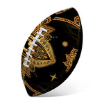 Bohemian Sun And Moon Print Rugby Ball