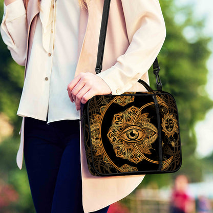 Bohemian Sun And Moon Print Shoulder Strap Bible Bag