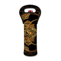 Bohemian Sun And Moon Print Single Neoprene Wine Tote