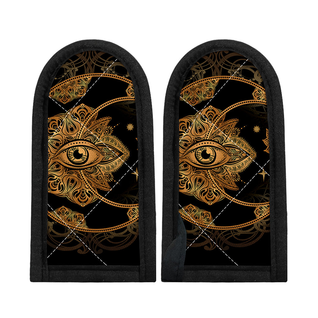Bohemian Sun And Moon Print Skillet Handle Cover