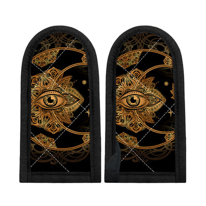 Bohemian Sun And Moon Print Skillet Handle Cover