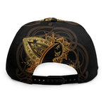 Bohemian Sun And Moon Print Snapback Cap