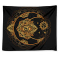 Bohemian Sun And Moon Print Tapestry