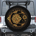 Bohemian Sun And Moon Print Tire Cover