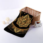 Bohemian Sun And Moon Print Towel