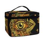 Bohemian Sun And Moon Print Travel Makeup Bag
