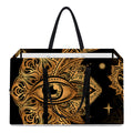 Bohemian Sun And Moon Print Utility Tote Bag