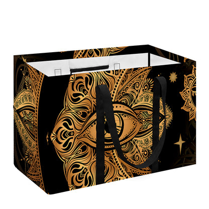 Bohemian Sun And Moon Print Utility Tote Bag