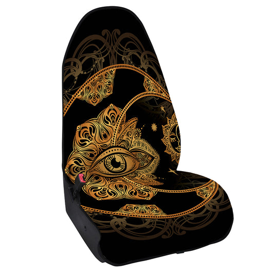 Bohemian Sun And Moon Print Waterproof Car Seat Cover