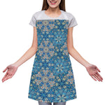 Boho Chic Mandala Floral Print Adjustable Apron