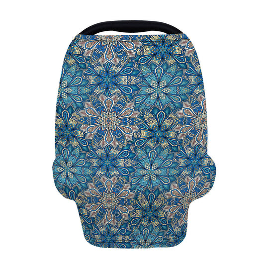 Boho Chic Mandala Floral Print Baby Seat Cover