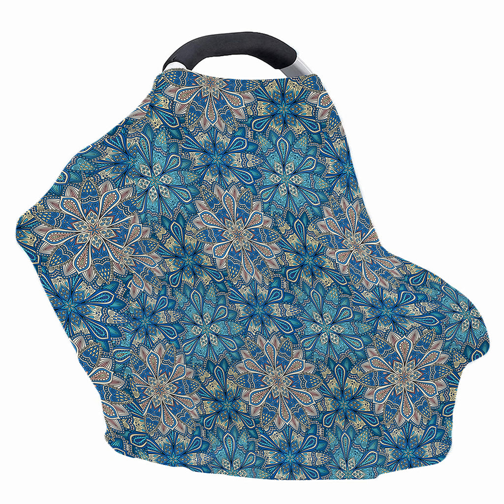 Boho Chic Mandala Floral Print Baby Seat Cover