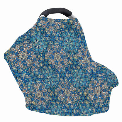 Boho Chic Mandala Floral Print Baby Seat Cover