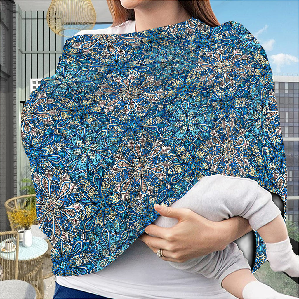 Boho Chic Mandala Floral Print Baby Seat Cover