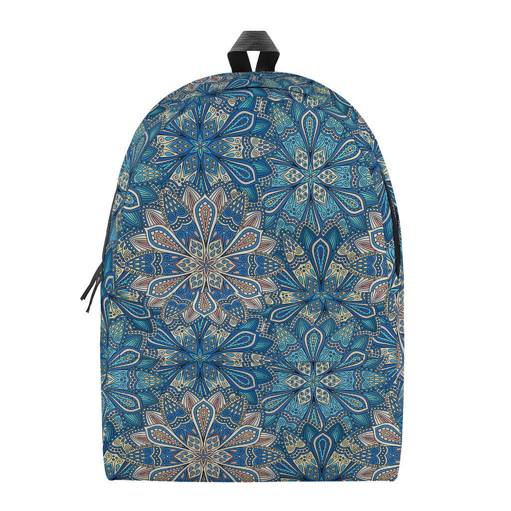 Boho Chic Mandala Floral Print Backpack