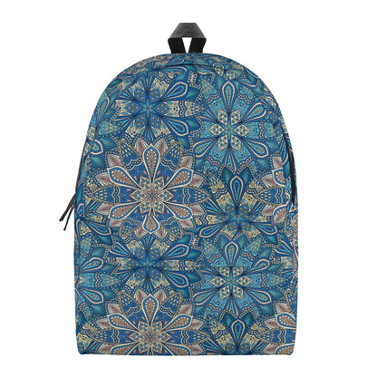 Boho Chic Mandala Floral Print Backpack