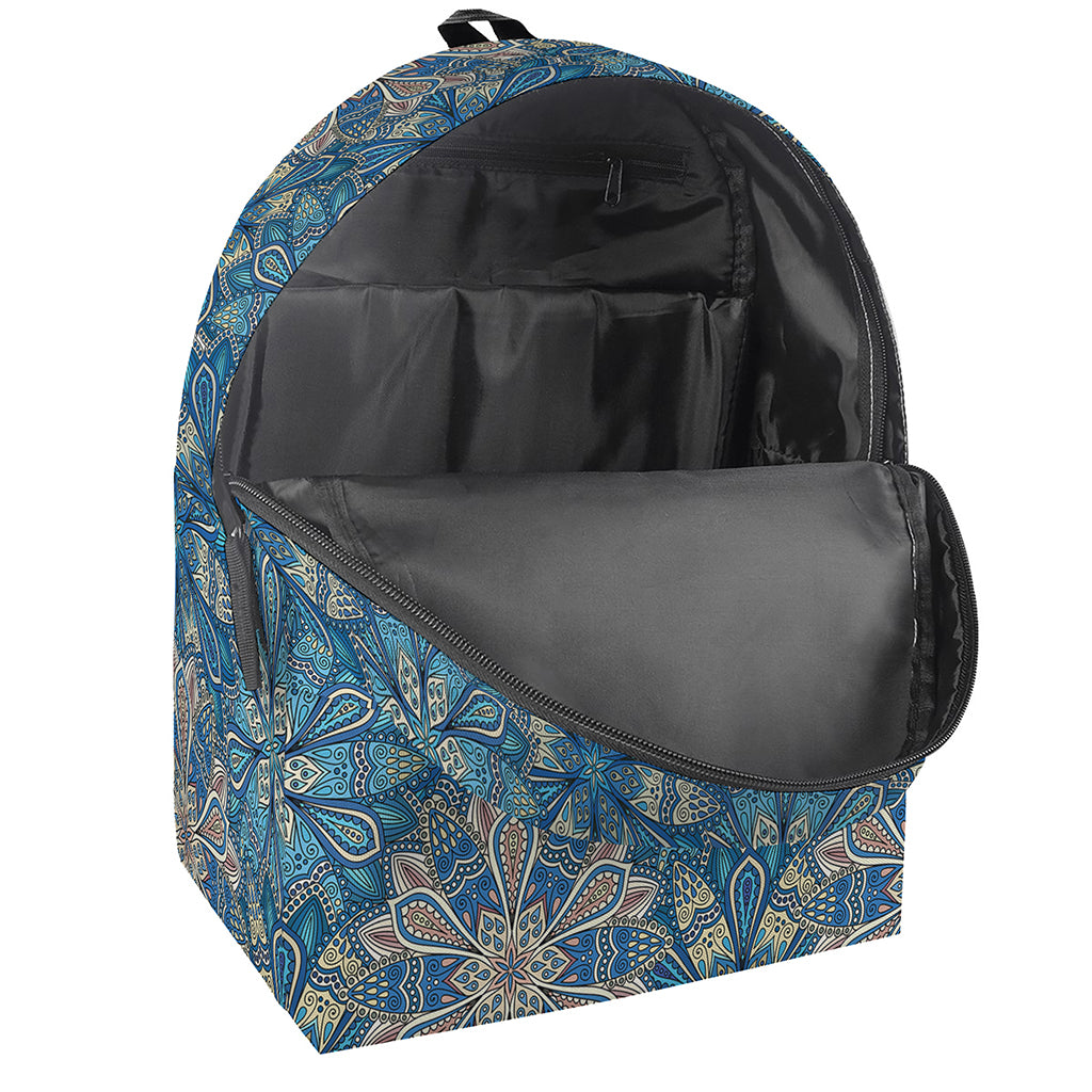 Boho Chic Mandala Floral Print Backpack