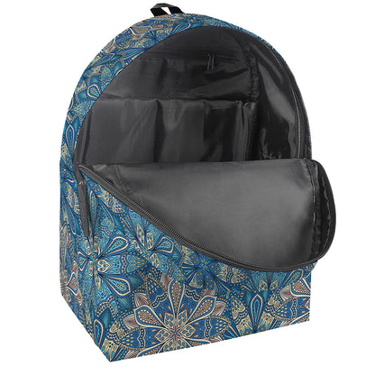 Boho Chic Mandala Floral Print Backpack