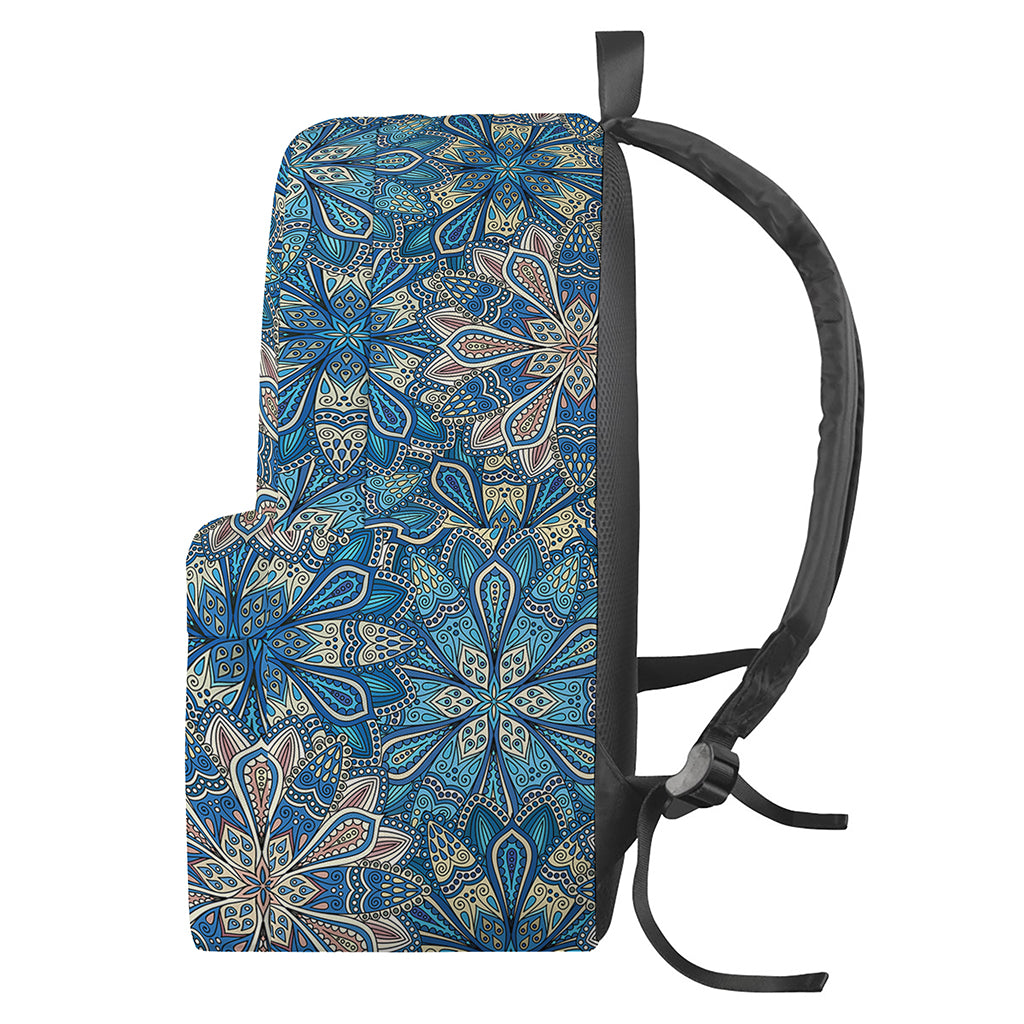 Boho Chic Mandala Floral Print Backpack