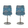 Boho Chic Mandala Floral Print Bar Stool Covers
