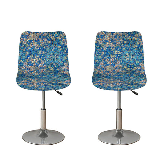 Boho Chic Mandala Floral Print Bar Stool Covers