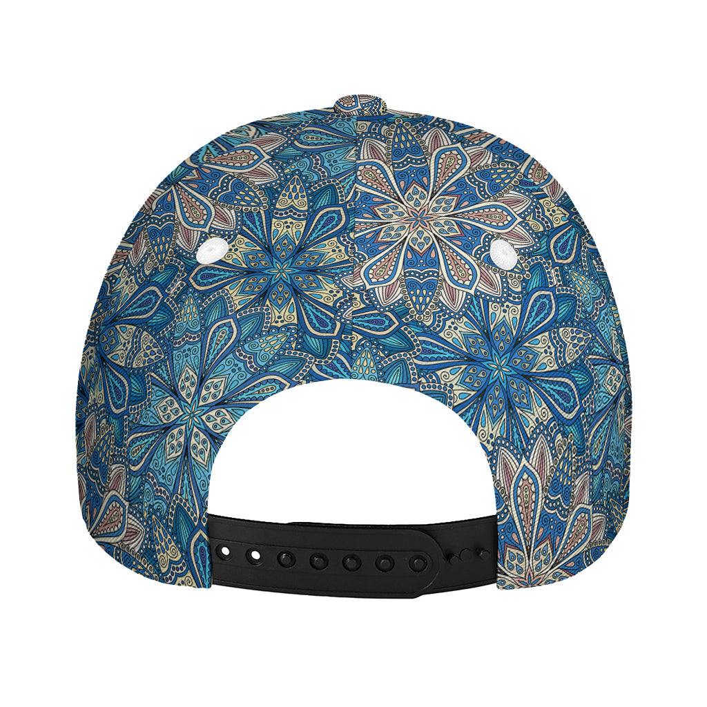Boho Chic Mandala Floral Print Baseball Cap