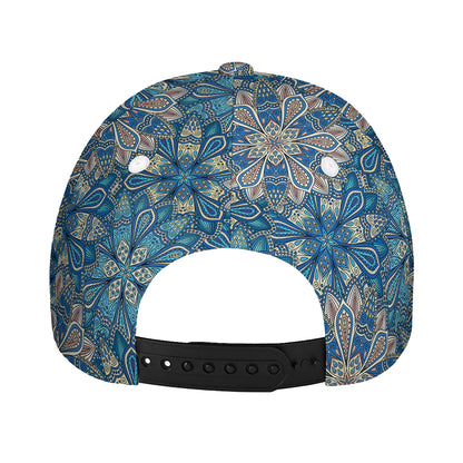 Boho Chic Mandala Floral Print Baseball Cap