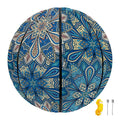Boho Chic Mandala Floral Print Basketball