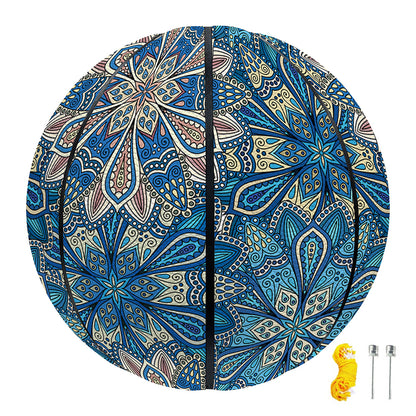 Boho Chic Mandala Floral Print Basketball