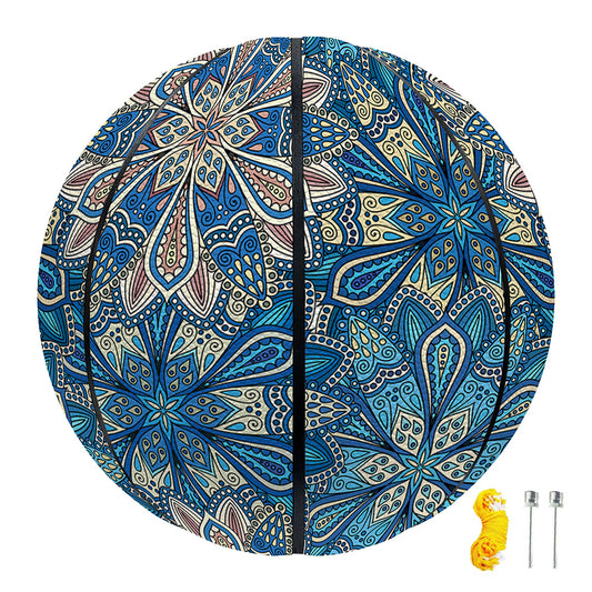 Boho Chic Mandala Floral Print Basketball