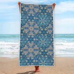 Boho Chic Mandala Floral Print Beach Towel