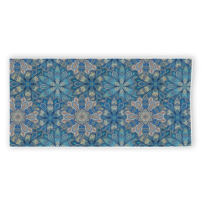 Boho Chic Mandala Floral Print Beach Towel